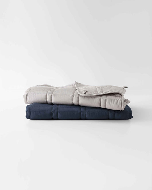 Daydreamer Weighted Lap Blanket - Luna Blue - No Cover -
