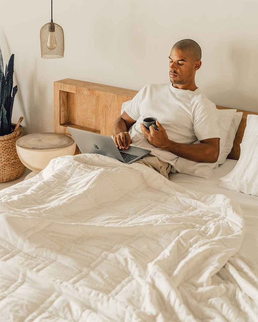 Open Box Weighted Comforter - Full/Queen - 15 lbs - 