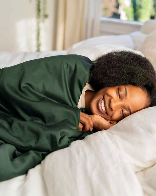Cotton Duvet Cover - Throw - Spruce - 