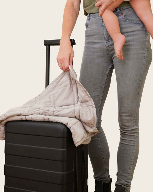Daydreamer Weighted Lap Blanket - Silver Sage - Cover Included - 