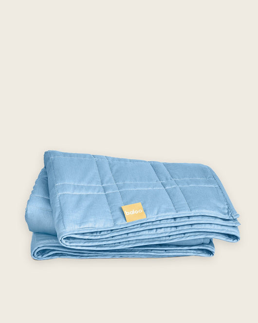 Open Box Mini Weighted Blanket - Indigo - 
