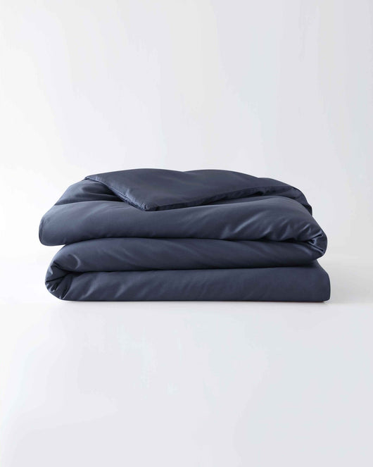 Cotton Duvet Cover - Throw - Luna Blue - 
