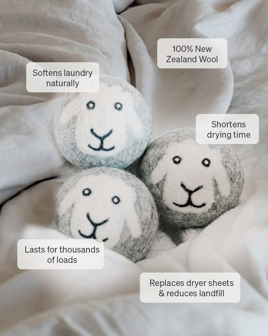 6 - Pack Wool Dryer Balls - 
