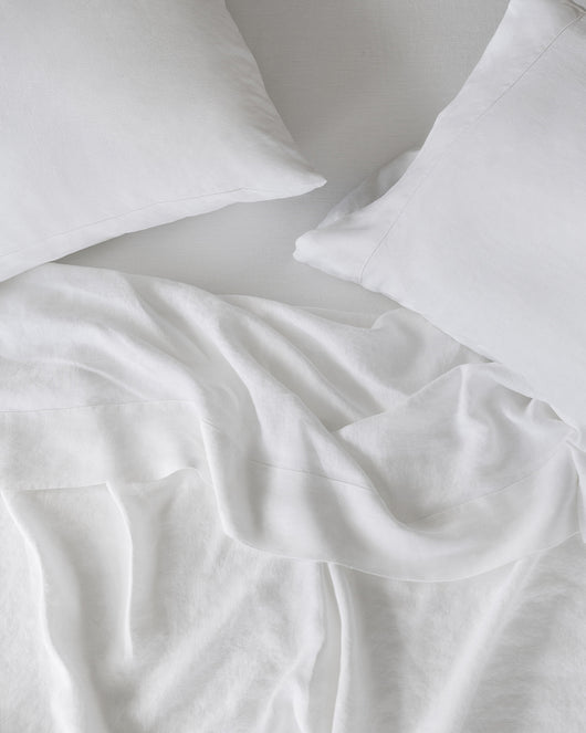 Stonewashed Linen Sheets - Full - Oatmeal - 