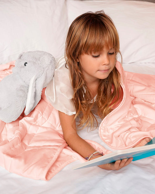 Open Box Mini Weighted Blanket - Petal Pink - 