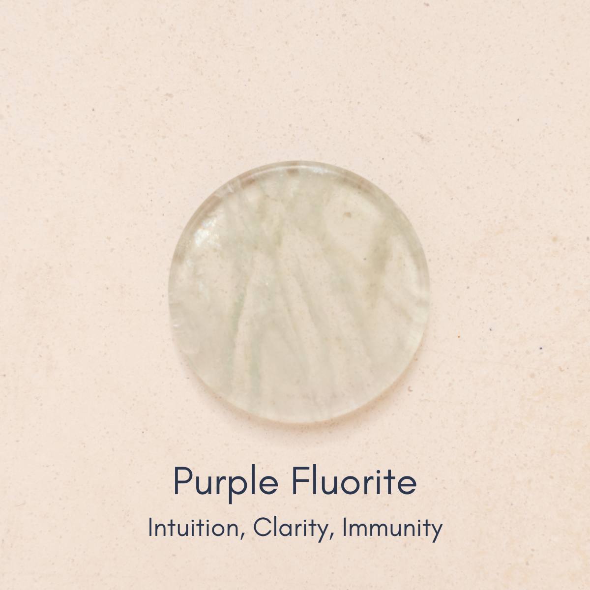 Sleep Stone Insert – Purple Fluorite – 